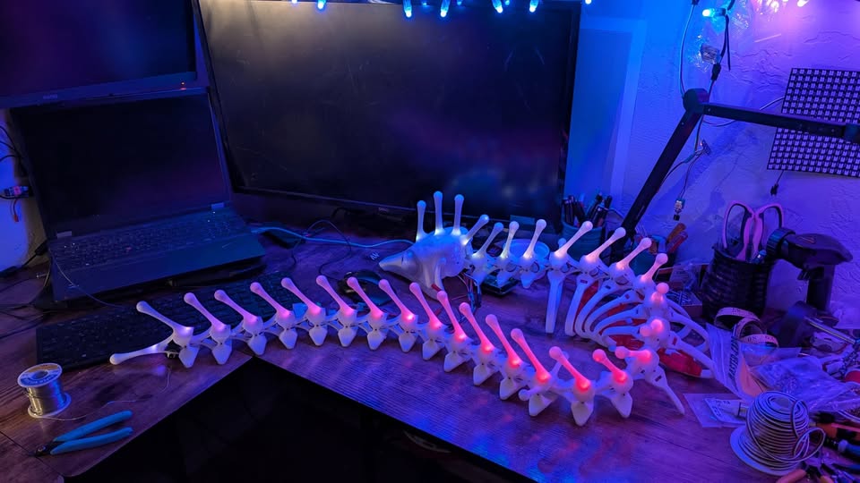 Iteration 2 spine LED test