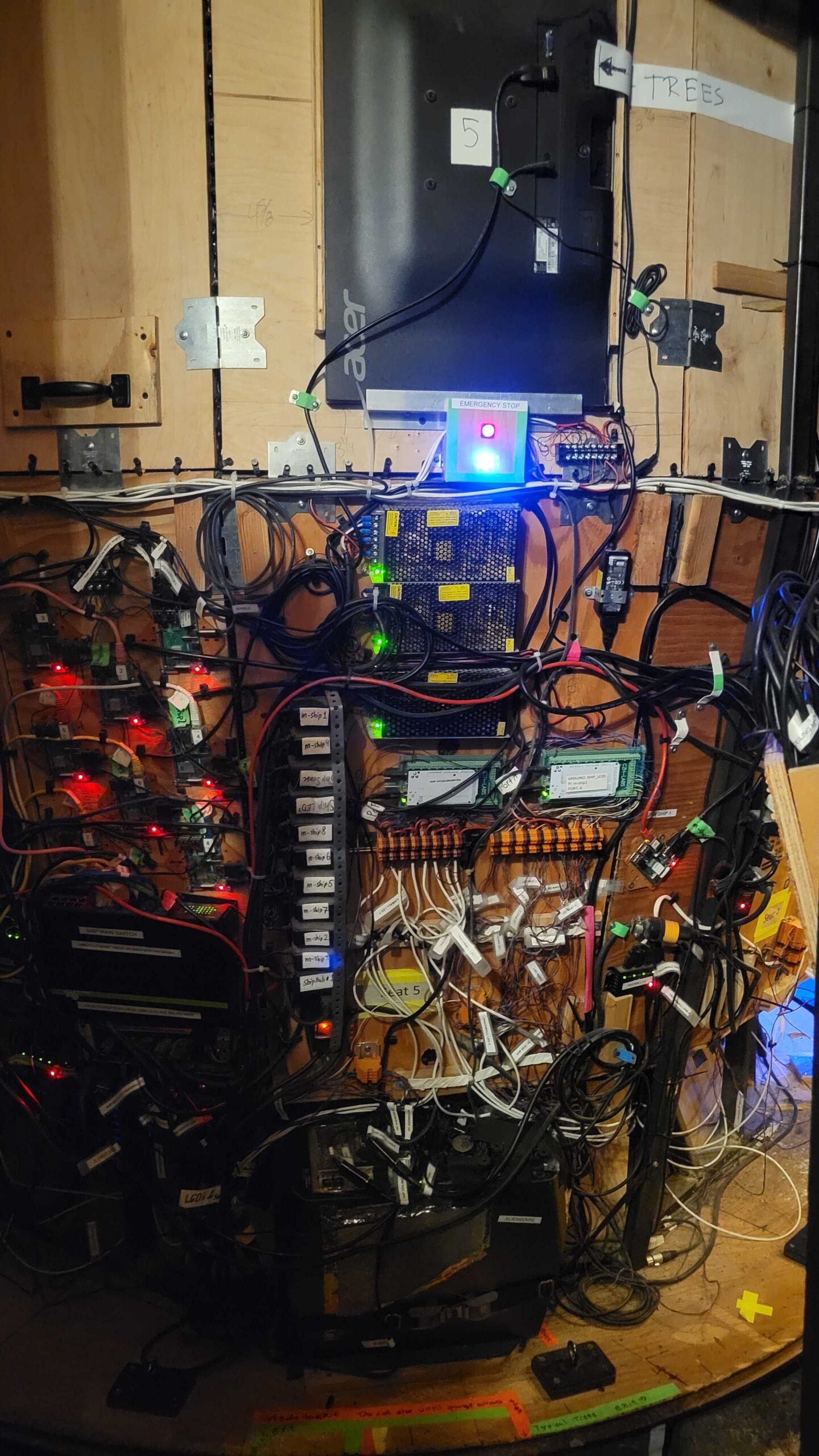 Ship external wiring and components 1