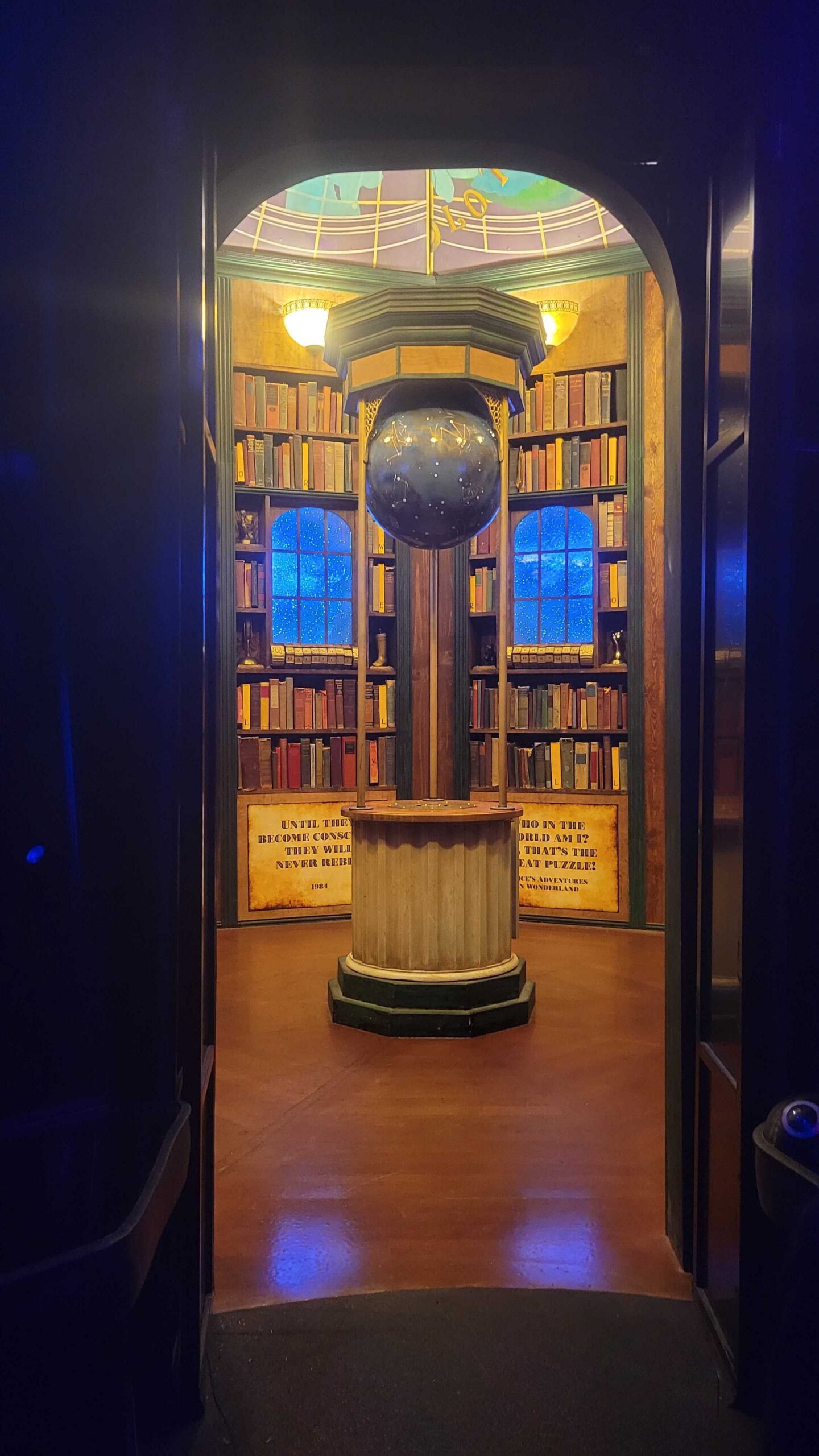 View from Ship into The Library