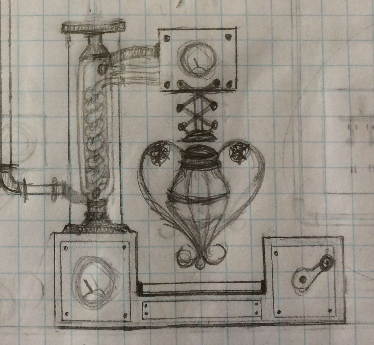 Original concept sketch of the Edison Jar