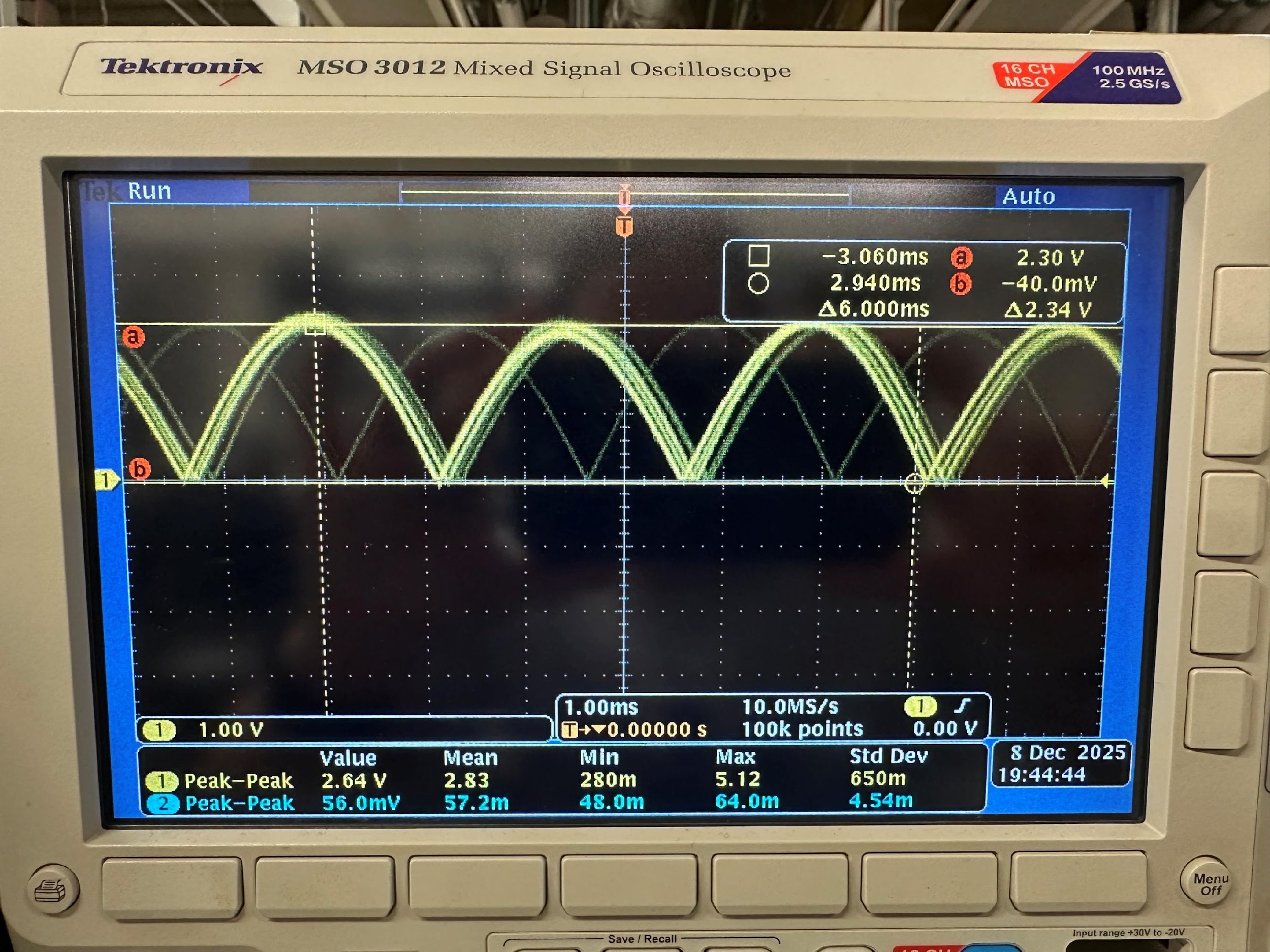 Full-wave rectifier output