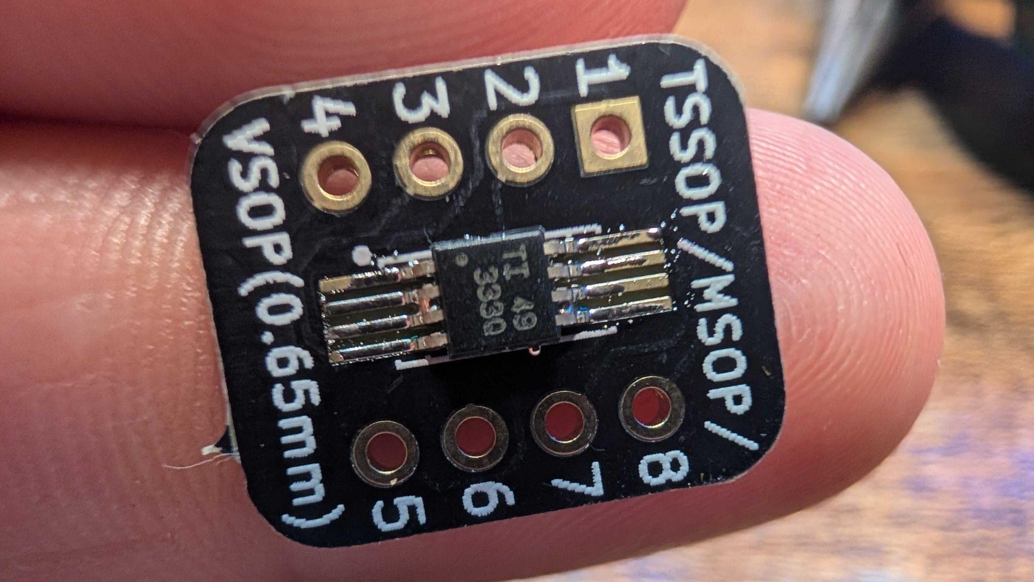 EMG signal oscilloscope capture